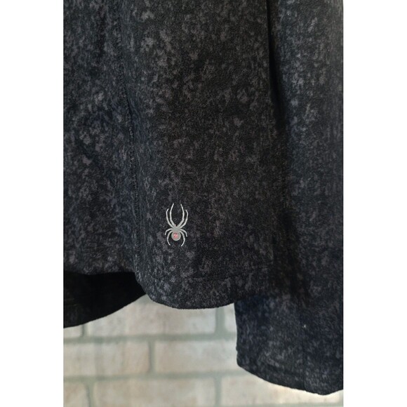 SPYDER Women's XL Half Zip Stretch Fleece Mock Neck Active Top Zip Pocket NWT - Picture 9 of 16
